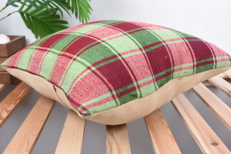 Anatolian Cushion, 18x18 Green Pillow Sham, Pillow Cover, Antique Pillows, Pillow for Sofa, Shabby Chic Pillow Case, Kilim Cushion Sham - 6