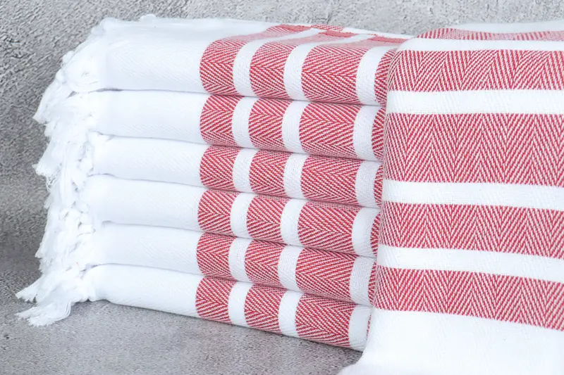 68x36 Cotton Chevron Towel, Personalized Gift For Him, Travel towel, Unique Wedding Gift, Personalized Beach Towel, Personalized Gift, Guest Towel - 1