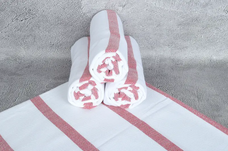 68x36 Cotton Chevron Towel, Personalized Gift For Him, Travel towel, Unique Wedding Gift, Personalized Beach Towel, Personalized Gift, Guest Towel - 7