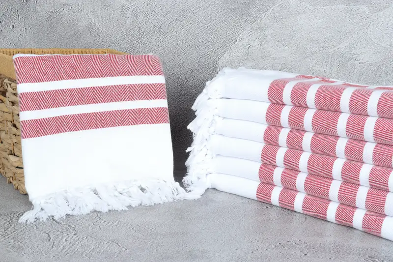 68x36 Cotton Chevron Towel, Personalized Gift For Him, Travel towel, Unique Wedding Gift, Personalized Beach Towel, Personalized Gift, Guest Towel - 3