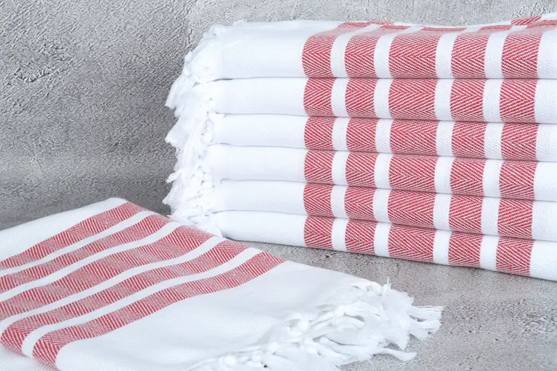 68x36 Cotton Chevron Towel, Personalized Gift For Him, Travel towel, Unique Wedding Gift, Personalized Beach Towel, Personalized Gift, Guest Towel - 2