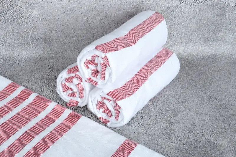 68x36 Cotton Chevron Towel, Personalized Gift For Him, Travel towel, Unique Wedding Gift, Personalized Beach Towel, Personalized Gift, Guest Towel - 8
