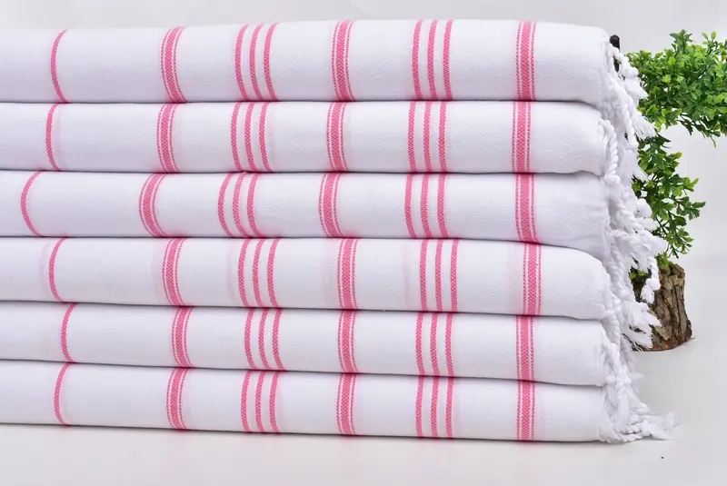 Gift Boxes Tea Towels, Turkish Hand Towel, Personalized Hand Towel, 40x24 Cotton Striped Towel, Bulk Order Towel, Gym Towel, Personalized Gifts - 3