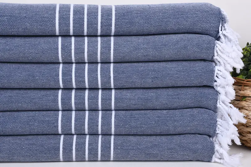 Peshtemal beach towel with unique design, 70x40 Cotton Striped Towel, Cotton towel, Beach towel, Valentines Day Gift For Him, Bridesmaid Gifts - 2