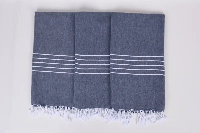 Peshtemal beach towel with unique design, 70x40 Cotton Striped Towel, Cotton towel, Beach towel, Valentines Day Gift For Him, Bridesmaid Gifts - 7