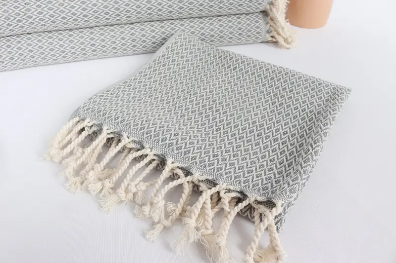 Bathroom Towels, 40x20 Cotton Diamond Towel, Housewarming Gift, Monogrammed Hand Towel, Valentines Day Gift, Personalized Hand Towel, Spa Towel - 5