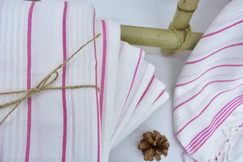Bridesmaid Gift Towel, Valentines Day Gift Idea, Soft towel, Personalized Bridesmaid Beach Towel, 70x40 Cotton Striped Towel, Organic Turkish towel - 3
