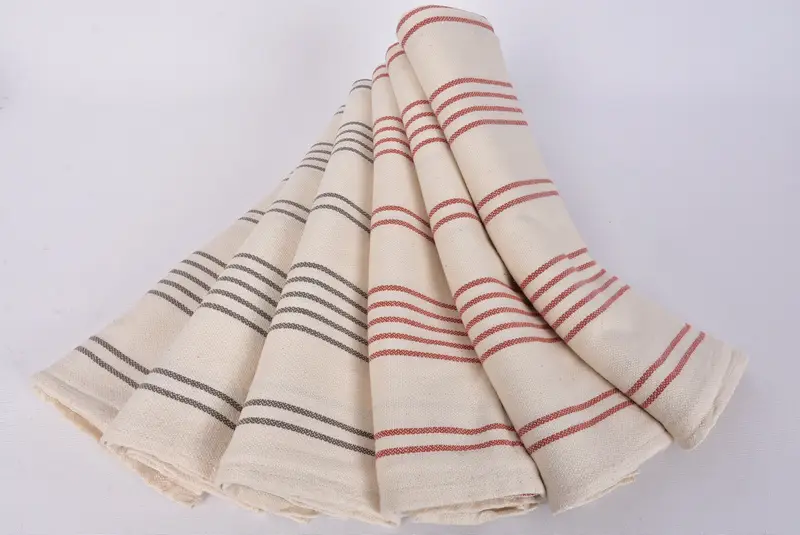 Lightweight Turkish towel, Summer Gift Ideas, Mother Of The Groom Gift, Personalized Gifts, 70x40 Cotton Striped Fringeless Towel, Gift For Her - 4