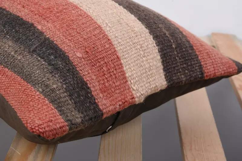 Couch Pillow Cover, 12x20 Red Pillow, Handwoven Cushion Case, Cushion, Turkish Kilim Pillow, Oriental Cushion, Gift Pillow, Boho Pillow Sham Cover - 7