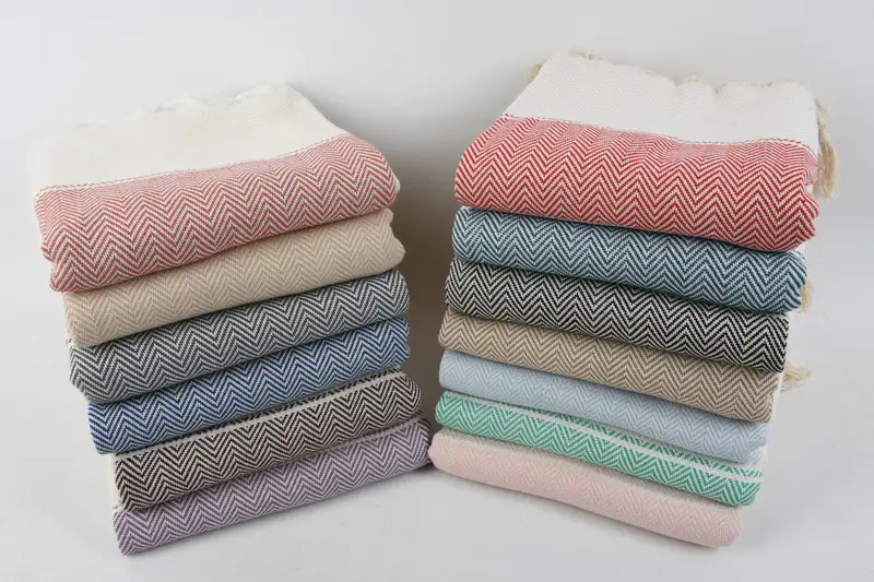 Miami Bachelorette Party Favors, Absorbent towel, Personalized Gift, Wedding Day Gift For Bride, 70x36 Cotton Herringbone Towel, Bridesmaid Gift - 3