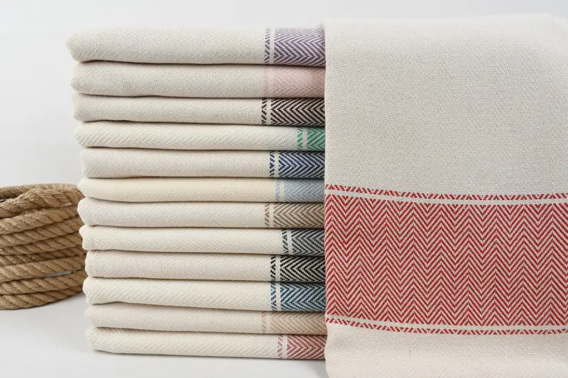 Miami Bachelorette Party Favors, Absorbent towel, Personalized Gift, Wedding Day Gift For Bride, 70x36 Cotton Herringbone Towel, Bridesmaid Gift - 1