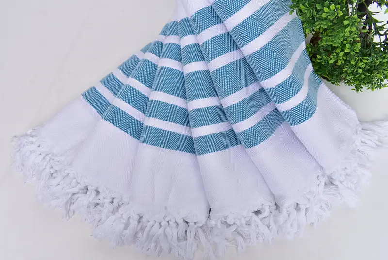 Bridal Party Gifts, Custom Towel Beach, Wedding Gift, Friends Beach Towel, 70x40 Cotton Herringbone Towel, Quick-dry towel, Cotton towel, Spa Towel - 4