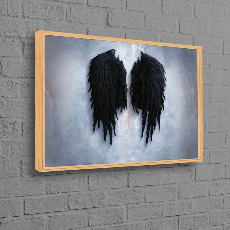 Zarif Kanvas: Moda Kanatlı Soyut Melek