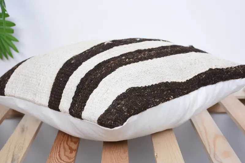 Pillow Cover, Interior Designer Pillow, 16x16 White Pillow Case, Vintage Kilim Pillow Pillow Sham, Pillow for Sofa, Boho Pillow Sham Cover - 6