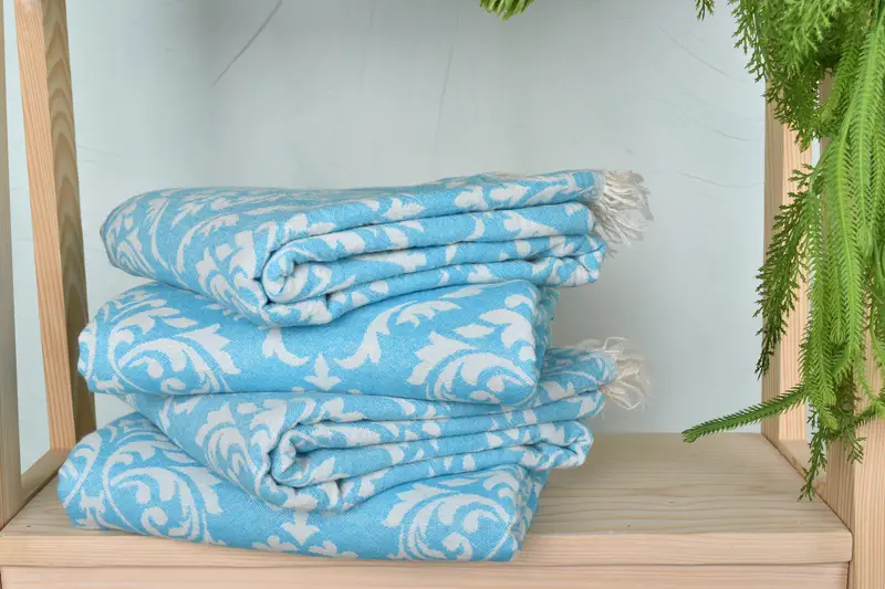 Absorbent Turkish towel, Embroidery Towels, Bachelorette Party Decorations, Beach Towel Bulk, Personalized Wedding Gift, 68x36 Cotton Baroque Towel - 8