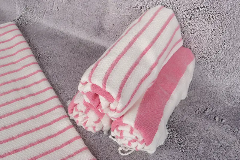 Welcome Wedding Gift, Custom Towel, Gym Towel, Turkish towel, Bachelorette Party Favors, 70x40 Cotton Striped Towel, Embroidered Beach Towel - 8