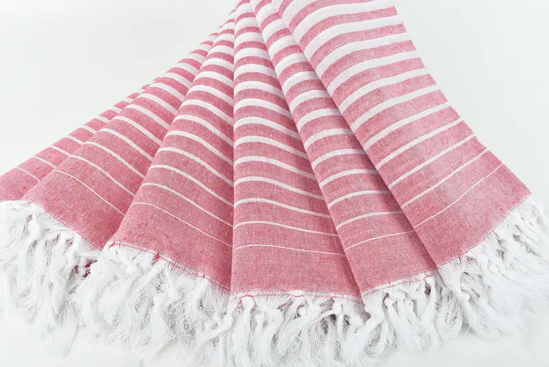 Custom Wedding Gift, Soft and absorbent Turkish towel, 70x40 Cotton Striped Towel, Monogrammed Beach Towel, Quick-dry peshtemal, Customized Towels - 4