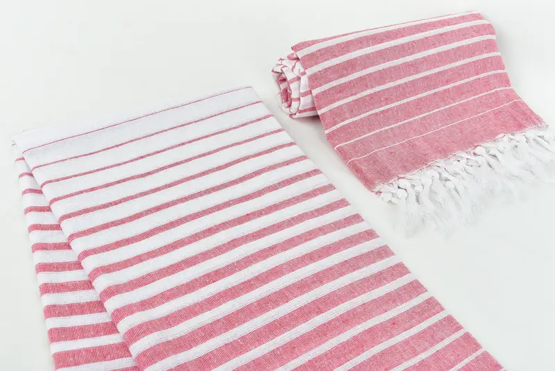 Custom Wedding Gift, Soft and absorbent Turkish towel, 70x40 Cotton Striped Towel, Monogrammed Beach Towel, Quick-dry peshtemal, Customized Towels - 7