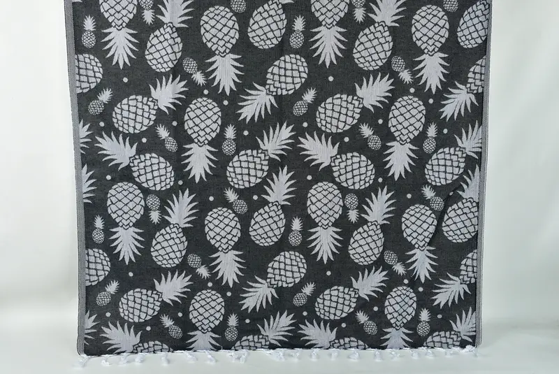 Summer Gift, Bachelorette Party Gifts Bridesmaids, Pool Towels, Spa Towel, Customized Towels, Bridesmaid Gifts, 70x36 Cotton Pineapple Design Towel - 1