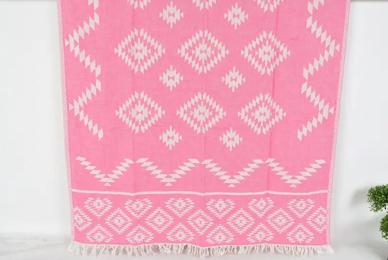 Scarf Towel, 70x36 Cotton Kilim Towel, Best Beach Towel, Personalized Bridesmaid Beach Towel, Turkish Towel Beach, Home Decor Gifts, Christmas Gift - 7