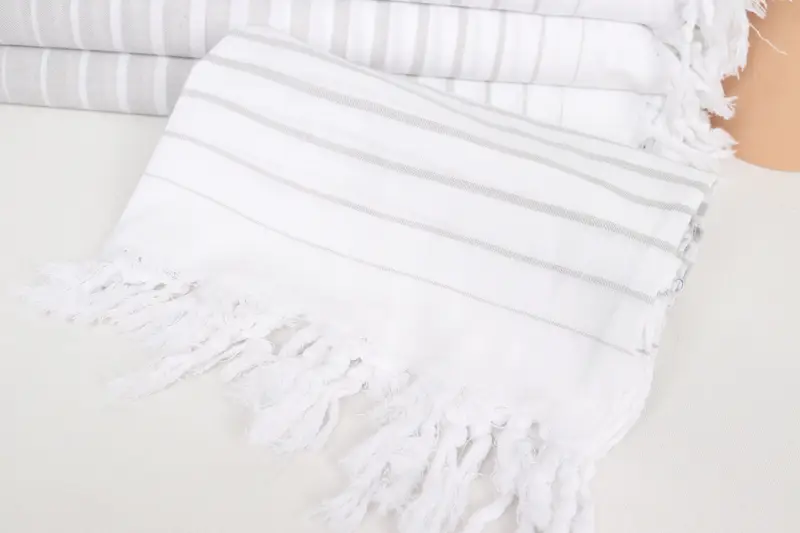 Wedding Day Gift For Bride, 68x36 Cotton Striped Towel, Turkish hand towel, Turkish Bath Towel USA, Personalized Gift, Absorbent Turkish towel - 4