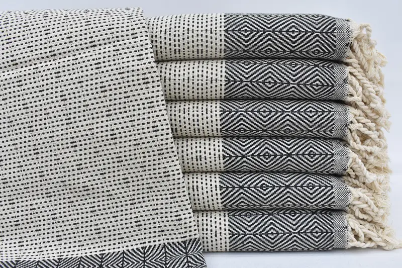 バレンタインデーギフトのアイデア、モノグラムビーチタオル、刺繍されたトルコのタオル、70x40コットンダイヤモンドタオル、クイックドライペシュテマル、結婚式の好意