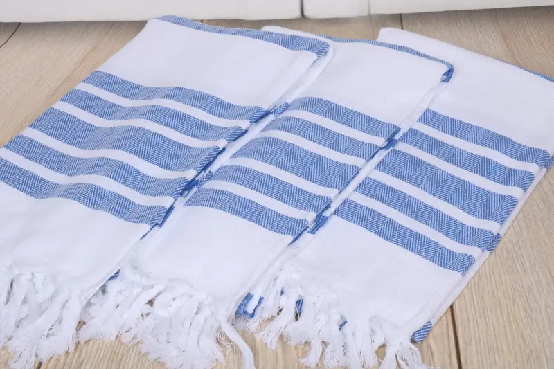 70x40 Cotton Herringbone Towel, Handwoven Turkish Towel, Bachelorette Party Favors Beach, Lightweight towel, Peshtemal Towel, Wedding Gifts Towel - 6