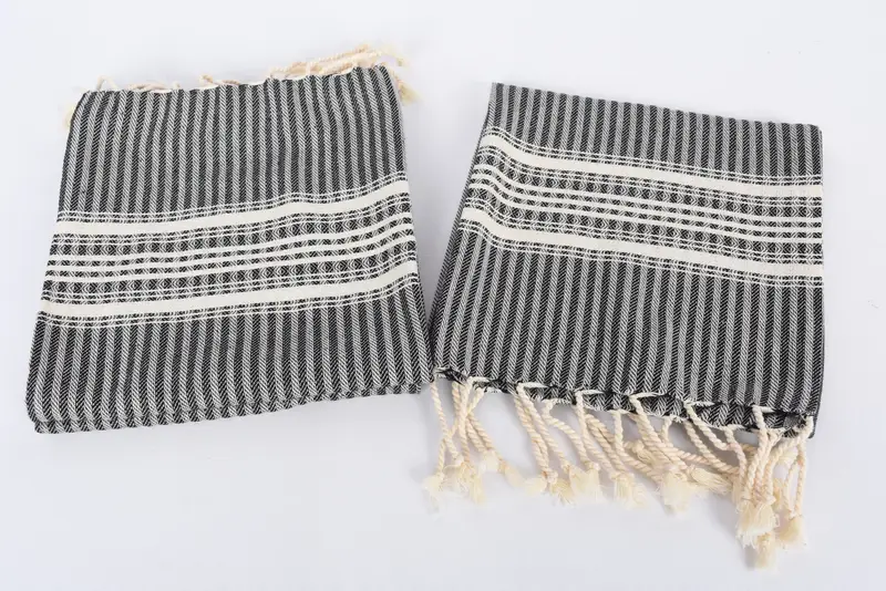 Turkish Hand Towel, Best Friend Wedding Gift, Monogram Hand Towel, Custom Name Towel, Bathroom Towels, Custom Gifts, 40x18 Cotton Striped Towel - 7