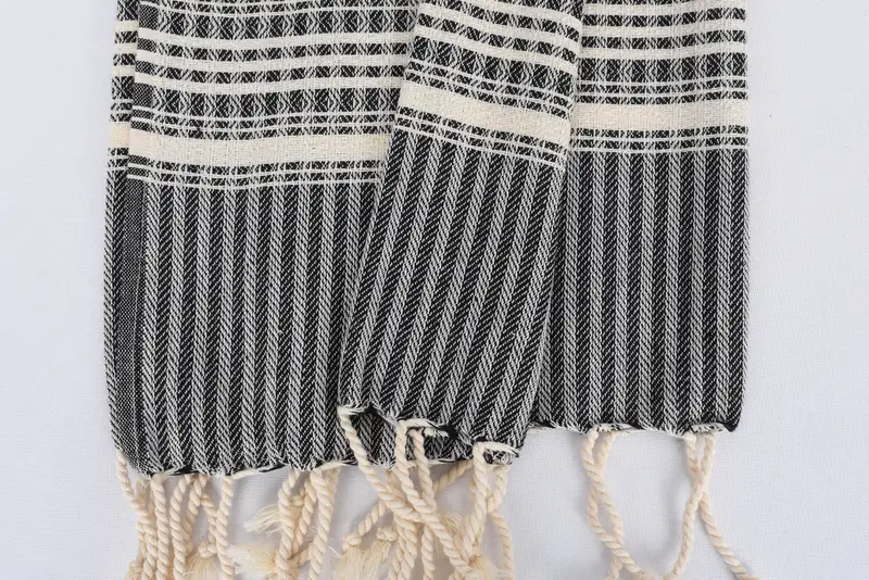 Turkish Hand Towel, Best Friend Wedding Gift, Monogram Hand Towel, Custom Name Towel, Bathroom Towels, Custom Gifts, 40x18 Cotton Striped Towel - 8