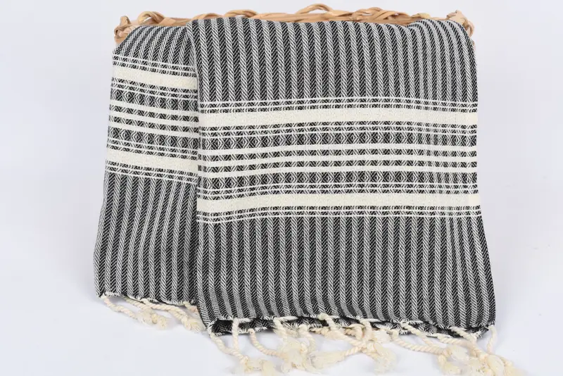 Turkish Hand Towel, Best Friend Wedding Gift, Monogram Hand Towel, Custom Name Towel, Bathroom Towels, Custom Gifts, 40x18 Cotton Striped Towel - 5
