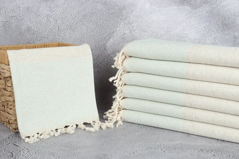 Gift Boxes Tea Towels, Monogram Kitchen Towel, Personalized Dish Towel, Bridesmaid Gift, 40x20 Cotton Polka Dot Towel, Personalized Hand Towel - 3