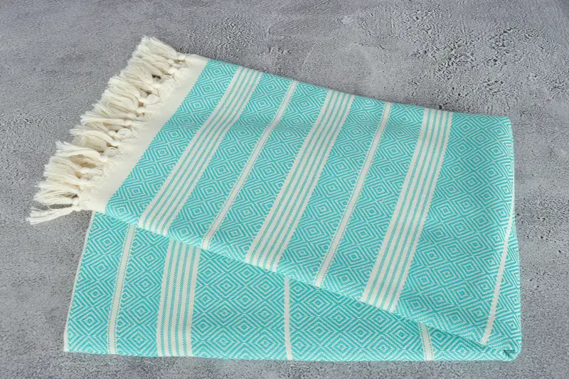 Spa Towel, Luxury Turkish Bath Towel, Valentines Gift, 70x38 Cotton Diamond Towel, Handmade Gift, Beach Towel Gift, Beach Towel Bulk, Organic Towel - 6