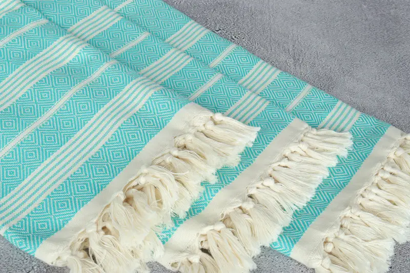 Spa Towel, Luxury Turkish Bath Towel, Valentines Gift, 70x38 Cotton Diamond Towel, Handmade Gift, Beach Towel Gift, Beach Towel Bulk, Organic Towel - 5