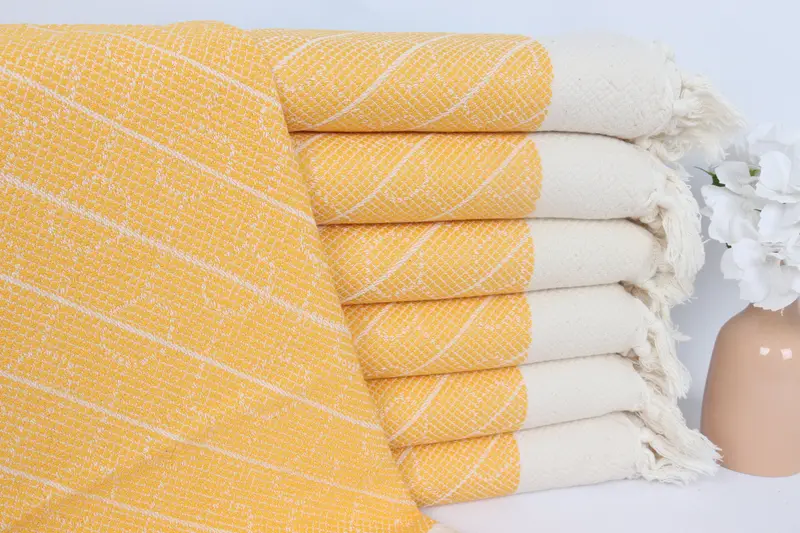 Personalized Hand Towel, 36x18 Cotton Geometric Towel, Bridesmaid Gifts, First Wedding Anniversary Gift, Wedding Favors, Boyfriend Christmas Gift - 1
