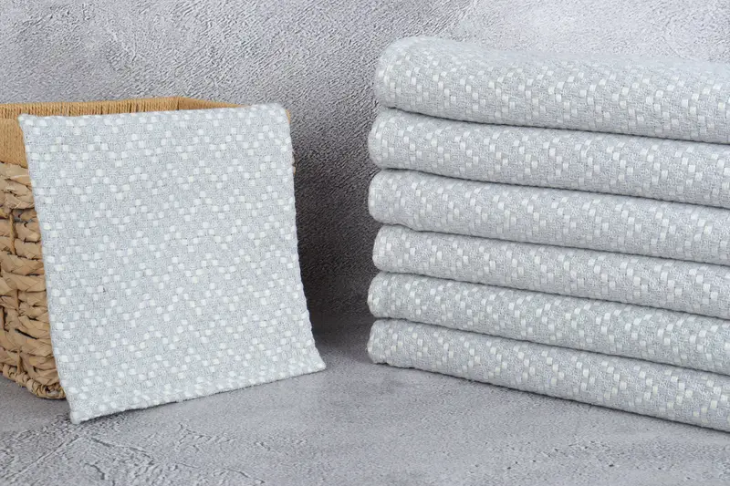 Personalized Hand Towel, Monogram Hand Towel, Baby Boy Gift, Turkish Hand Towel, Home Decor Gifts, 32x20 Cotton Herringbone Towel, Best Wedding Gift - 3