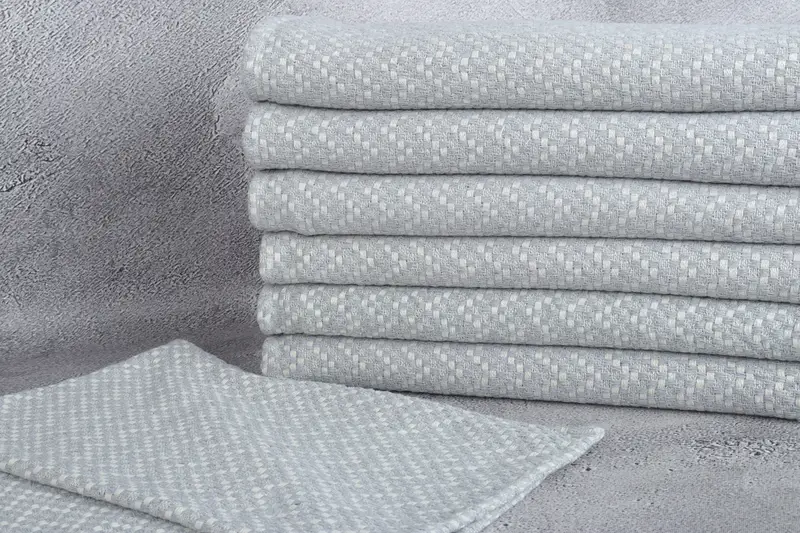 Personalized Hand Towel, Monogram Hand Towel, Baby Boy Gift, Turkish Hand Towel, Home Decor Gifts, 32x20 Cotton Herringbone Towel, Best Wedding Gift - 2