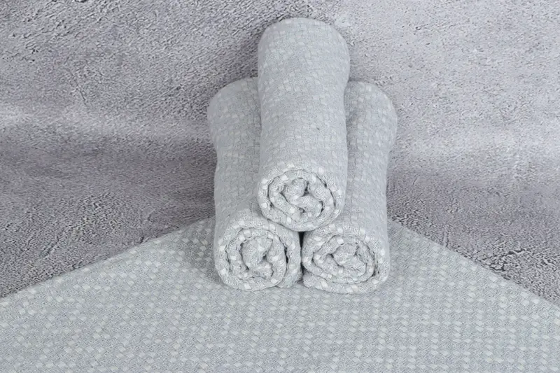 Personalized Hand Towel, Monogram Hand Towel, Baby Boy Gift, Turkish Hand Towel, Home Decor Gifts, 32x20 Cotton Herringbone Towel, Best Wedding Gift - 7