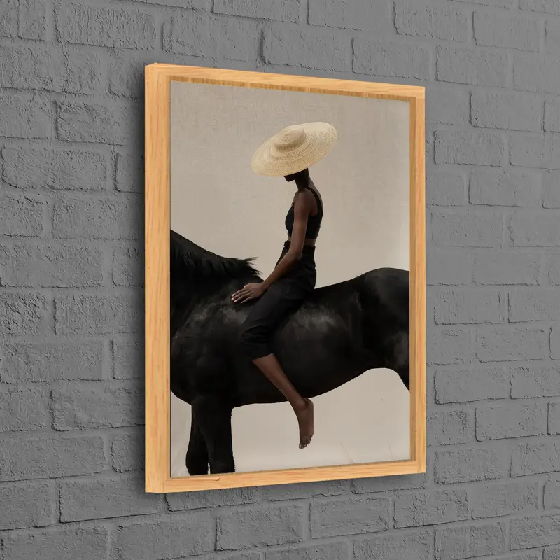 Elegant Horse Canvas: Perfect Horse Lover Gift for Women