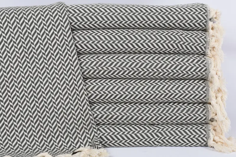 Bridesmaid Gifts, Turkish Towel Hand Towel, Personalized Hand Towel, 36x18 Cotton Chevron Towel, Monogrammed Turkish Towel, Bathroom Hand Towel - 1