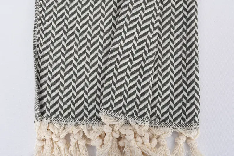 Bridesmaid Gifts, Turkish Towel Hand Towel, Personalized Hand Towel, 36x18 Cotton Chevron Towel, Monogrammed Turkish Towel, Bathroom Hand Towel - 8