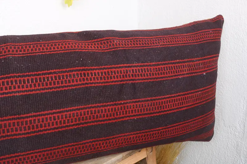 Cushion, 16x48 Green Cushion Cover, Kilim Pillow, Sofa Cushion Case, Nautical Throw Pillow Case, Kilim Cushion Sham, Home Decor Pillow - 4