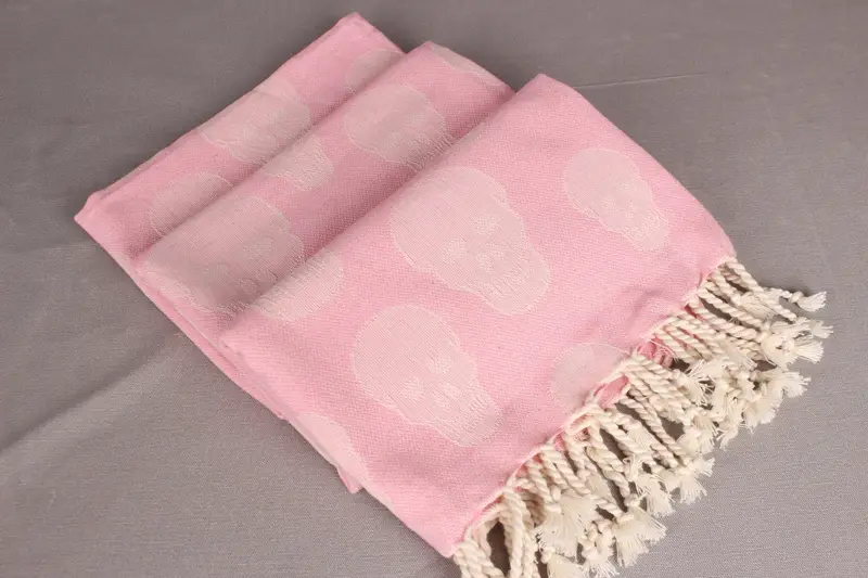 Quick-dry towel, Soft towel, Custom Wedding Gifts, Valentines Day Gift, 68x36 Cotton Skull Patterned Towel, Beach Bachelorette Party Decorations - 8