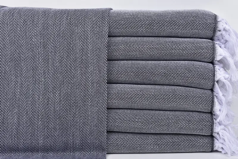 House Warming Gift, 36x18 Cotton Herringbone Towel, Spa Towel, Home Decor Gifts, Turkish Towel Hand Towel, Turkish Tea Towel, Kitchen Towel - 1