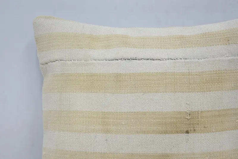 Interior Designer Pillow, 14x14 Beige Cushion Cover, Ethnical Kilim Rug Pillow, Turkish Kilim Pillow, Floor Pillow, Pillow - 2