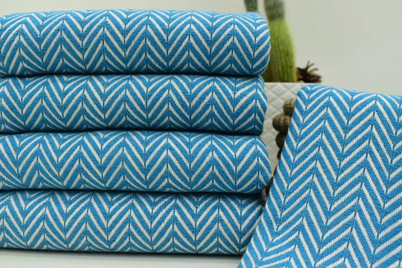 Quick-dry peshtemal, Personalized Gift For Him, Embroidered Towel, Embroidery Towel, 70x40 Cotton Zig zag Towel, Wedding Towel, Monogram Beach Towel - 2