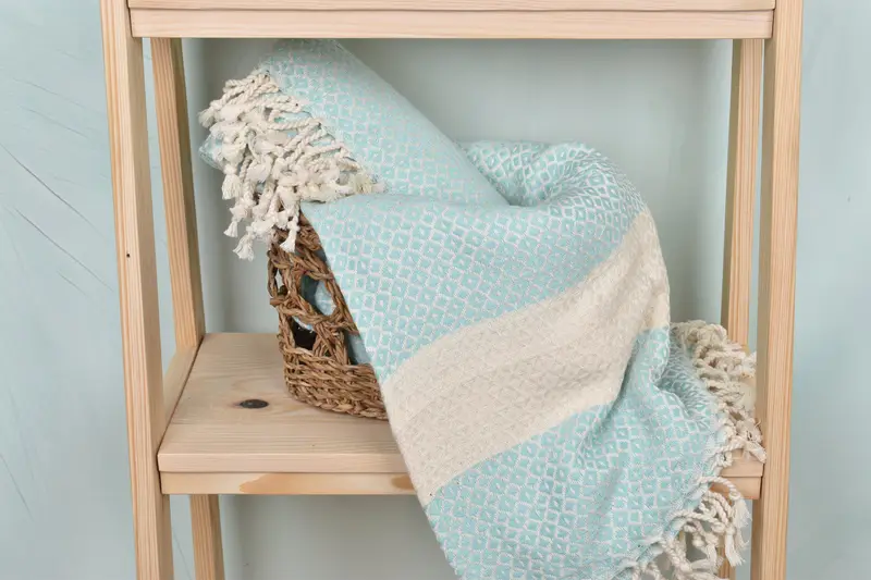 Beach Towel Gift, Turkish Bath Towel Set, 70x40 Cotton Geometric Towel, Bridal Shower Gift, Turkish Towel USA, Monogram Towels, Customized Towels - 4