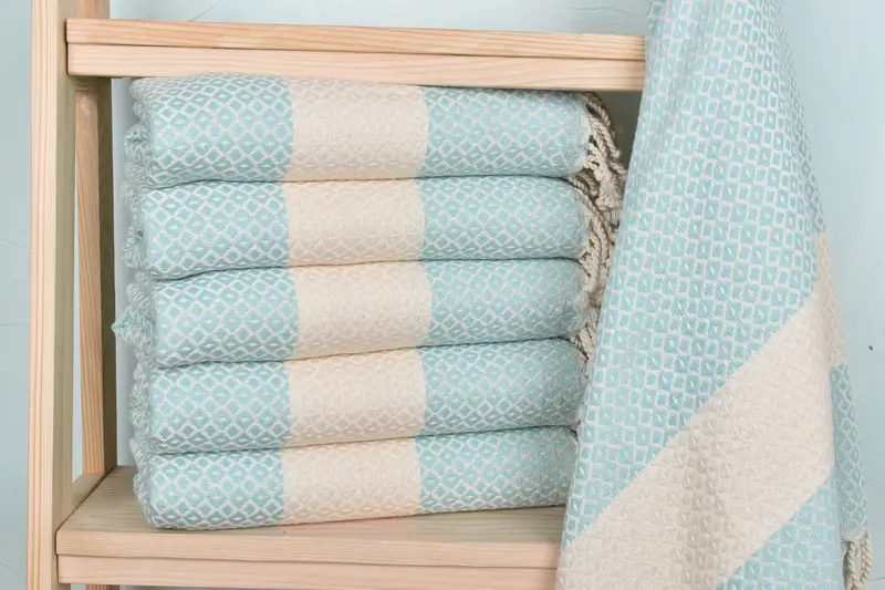 Beach Towel Gift, Turkish Bath Towel Set, 70x40 Cotton Geometric Towel, Bridal Shower Gift, Turkish Towel USA, Monogram Towels, Customized Towels - 1