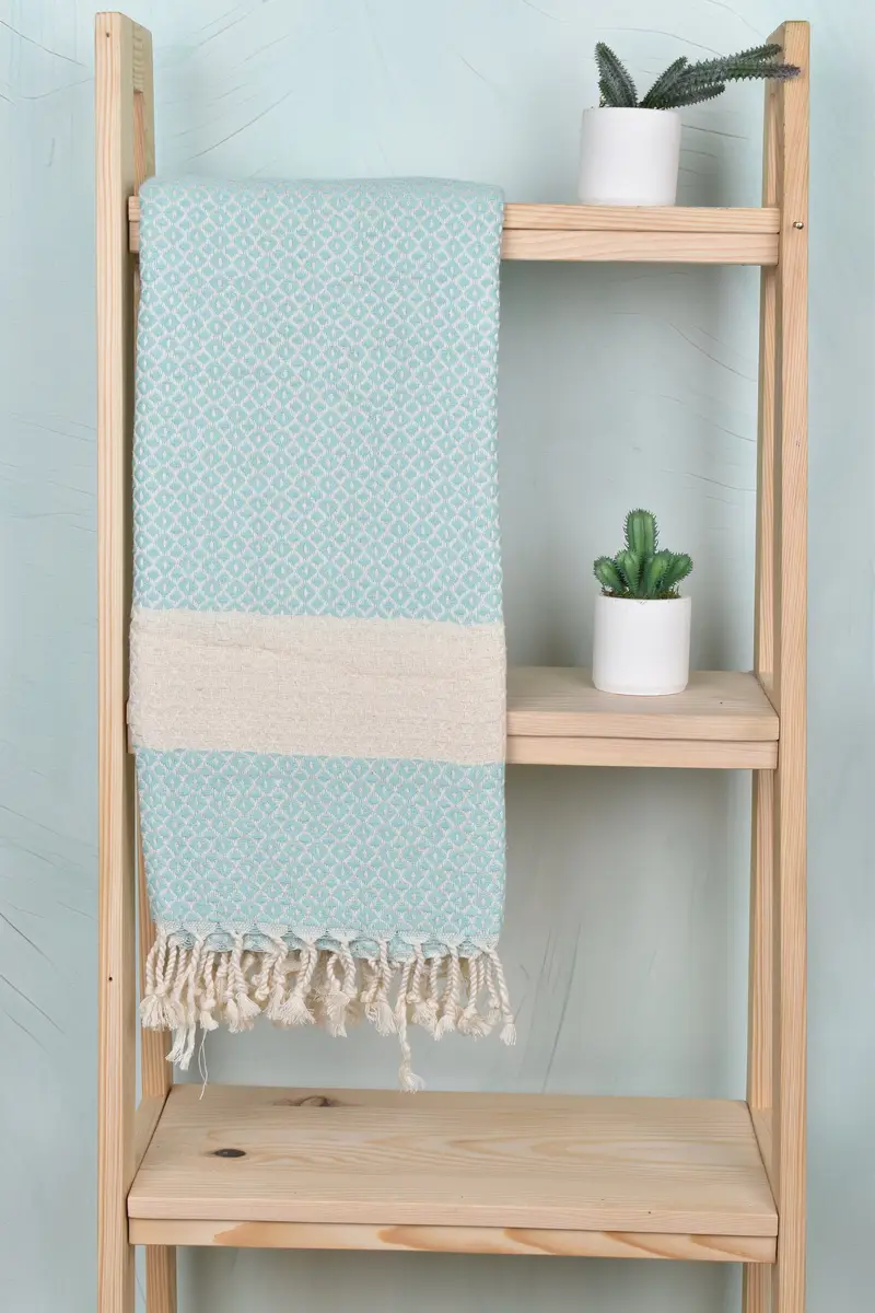 Beach Towel Gift, Turkish Bath Towel Set, 70x40 Cotton Geometric Towel, Bridal Shower Gift, Turkish Towel USA, Monogram Towels, Customized Towels - 8