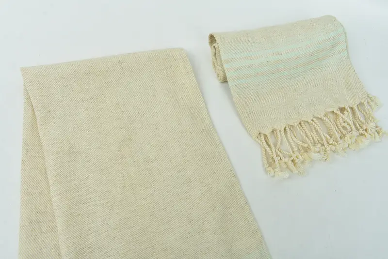 Wedding Gift Kitchen Towel, Guest Towel, Monogram Hand Towel, Personalized Gift, Turkish Hand Towel, Gift For Mom, 36x18 Linen Striped Towel - 7
