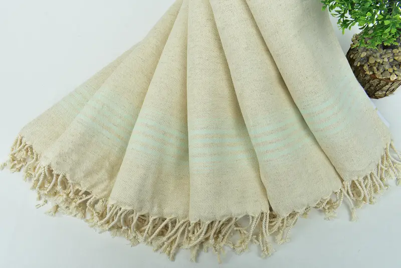 Wedding Gift Kitchen Towel, Guest Towel, Monogram Hand Towel, Personalized Gift, Turkish Hand Towel, Gift For Mom, 36x18 Linen Striped Towel - 4